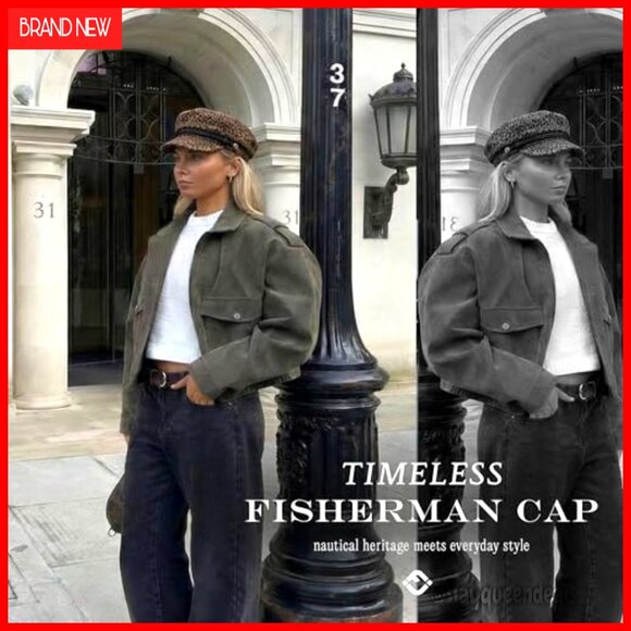 100% Cotton Newsboy Cap, Elastic Fit, Sun Protection, One Size Fits Most main image 7